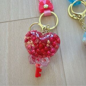Cute fluid key chain (TWO set)